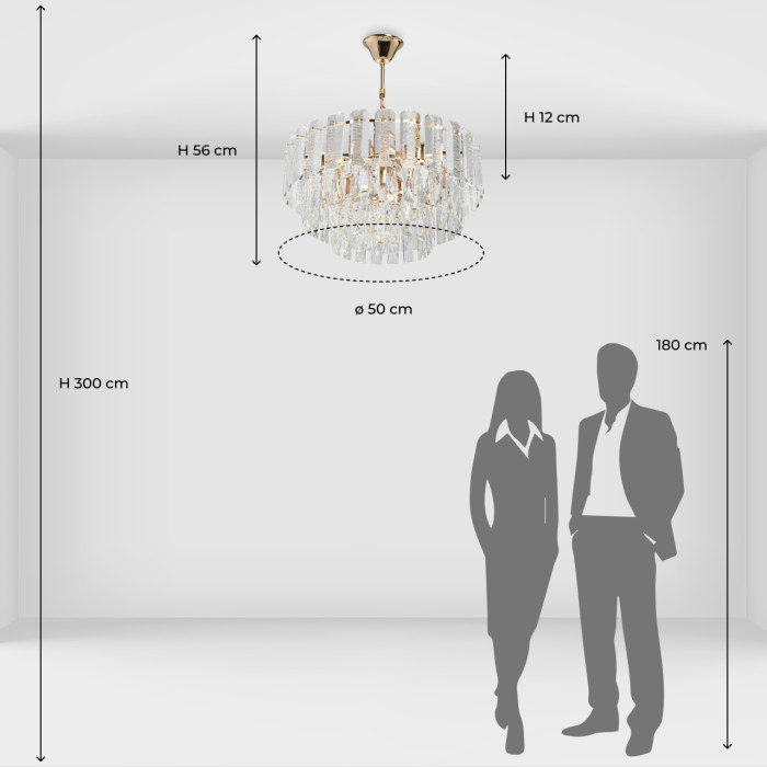 Люстра подвесная De City Breeze Hanging Chandelier 111015807