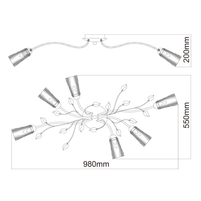 Люстра потолочная MW-Light Delight Ceiling Chandelier 242015306