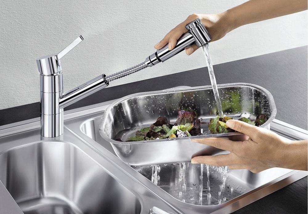 Кухонный смеситель Blanco Tivo-S Galvanic Chrome 517648