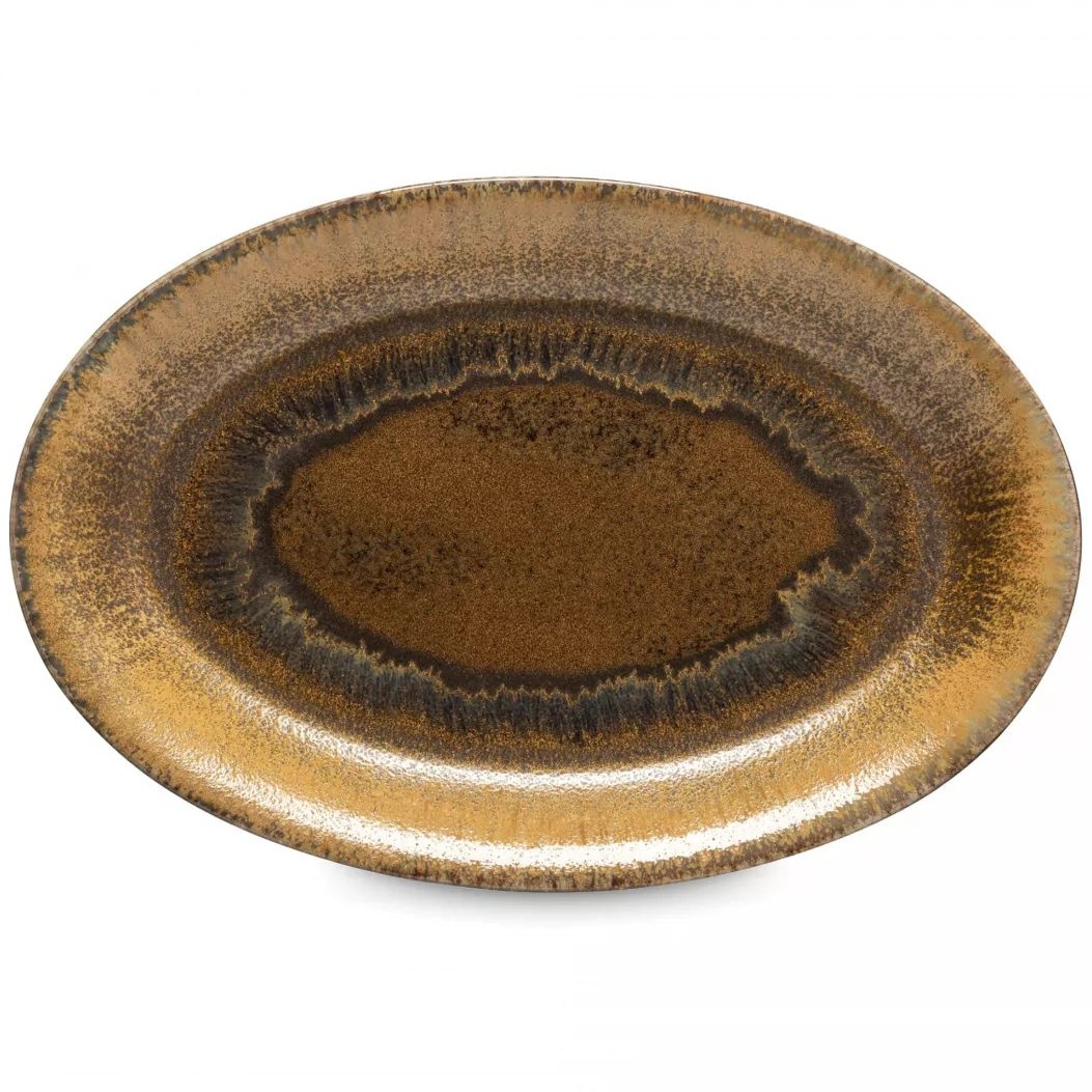 Блюдо овальное Casafina Poterie Oval Platter Mocha WWA461-MOC