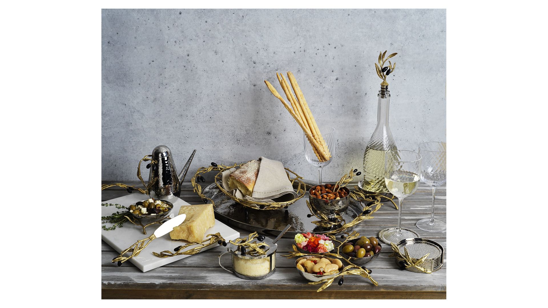 Блюдо Michael Aram Olive Branch Bread Basket 112479