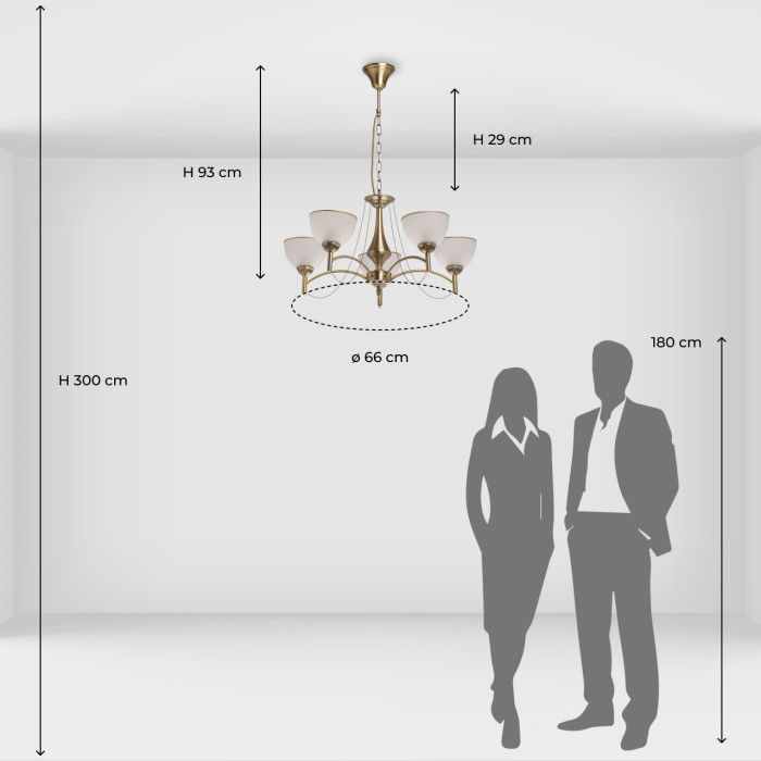 Люстра подвесная MW-Light Olympus Hanging Chandelier 318015305