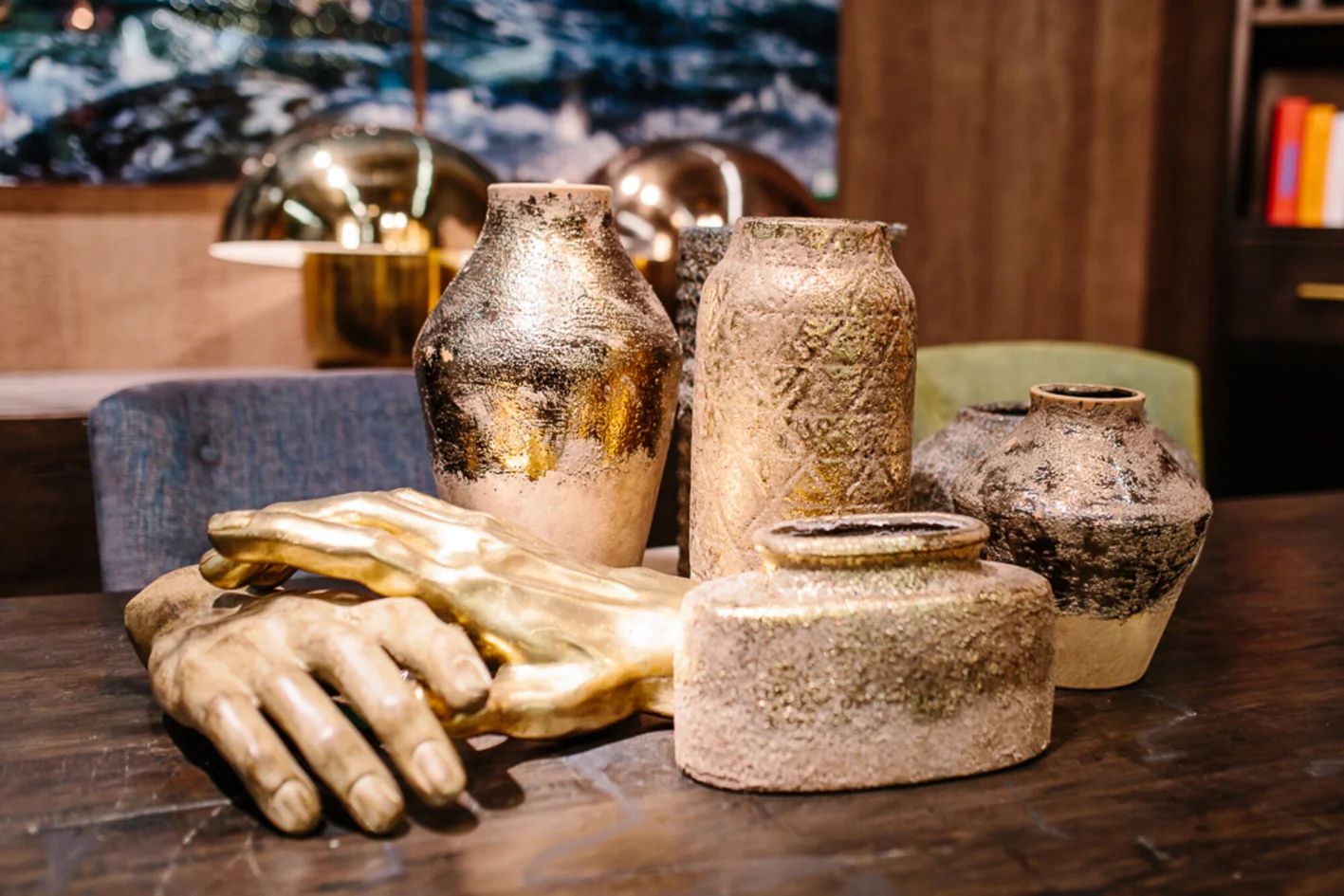 Фигурка KARE Deko Objekt Mano Gold 30201