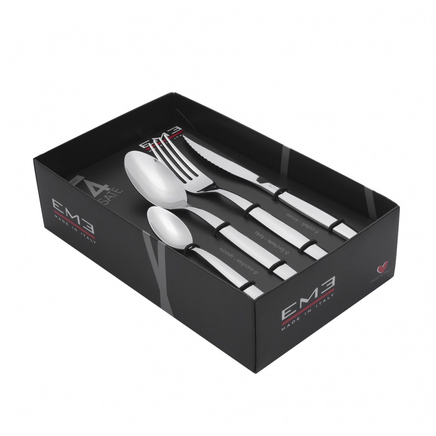 Набор столовых предметов EME Shark P13BESH/CR