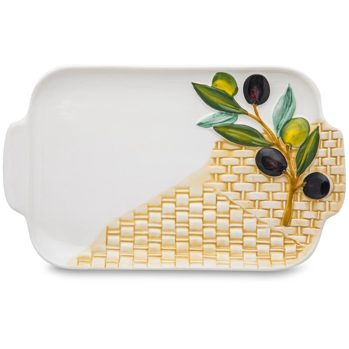 Блюдо прямоугольное Edelweiss Olives Medium Rectangular Platter EDW-614