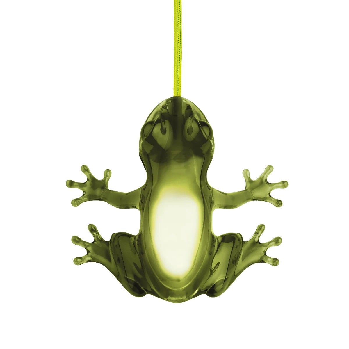 Настольная лампа Qeeboo Hungry Frog Emerald Lamp 59001EM