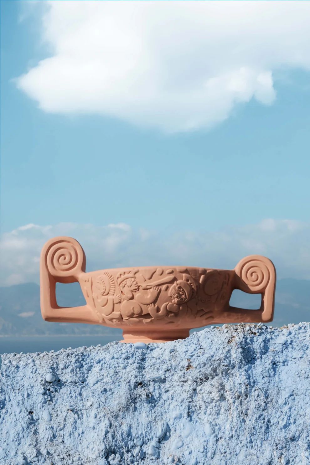 Ваза Seletti Magna Graecia Terracotta Vase Centerpiece 11509