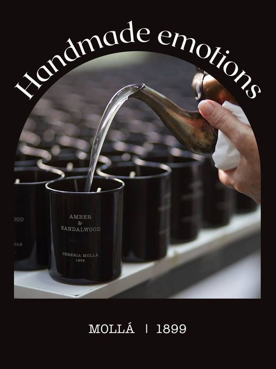 Ароматическая свеча Cerería Mollá 1899 Boutique Amber & Sandalwood Scented Candle 5537