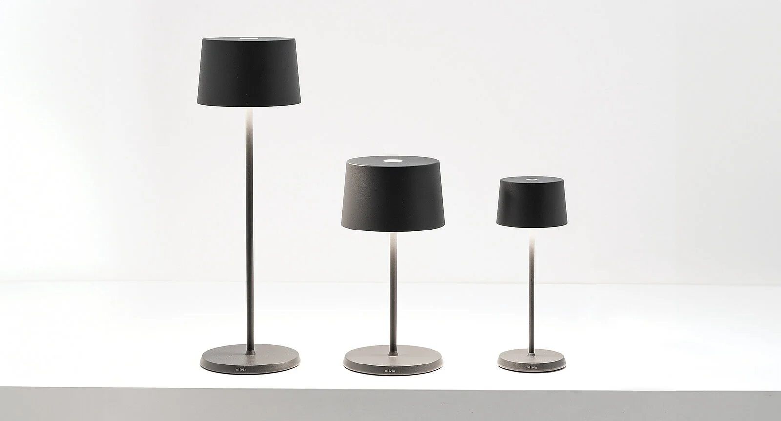 Настольная лампа Zafferano Olivia White Table Lamp LD1850B3