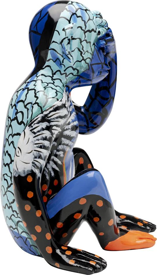 Фигурка KARE Deko Figur Graffiti Monkey Blau 56827
