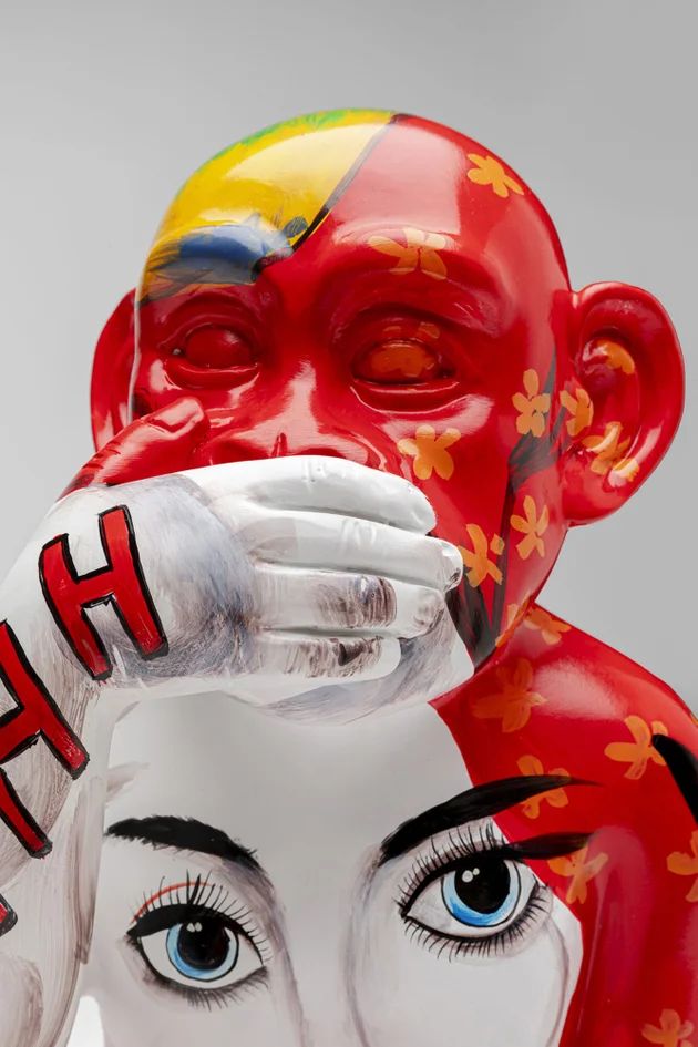 Фигурка KARE Deko Figur Graffiti Monkey Rot 56826