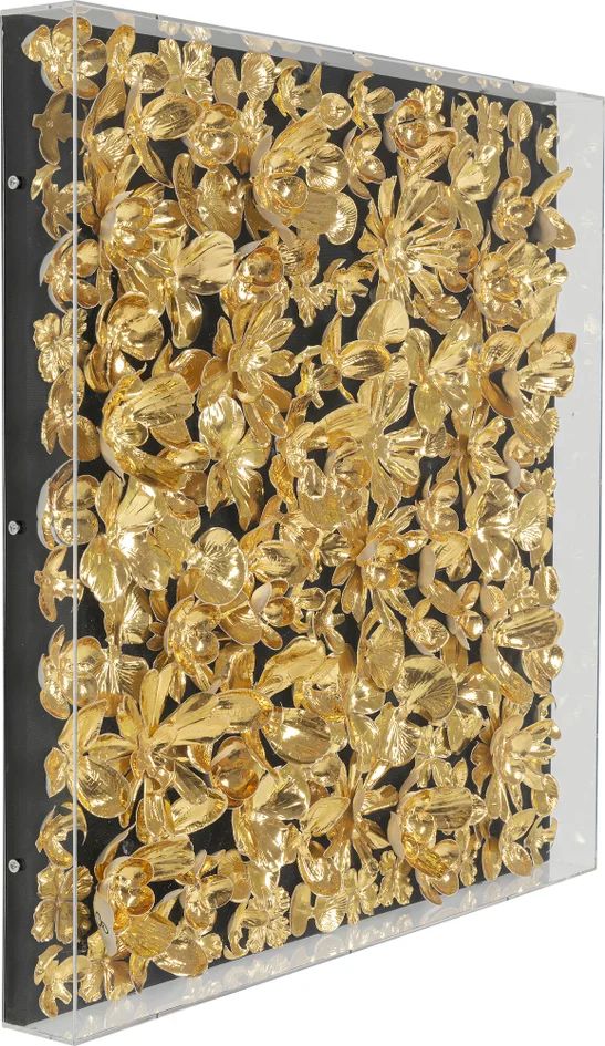 Панно настенное KARE Deko Rahmen Gold Flower 51626