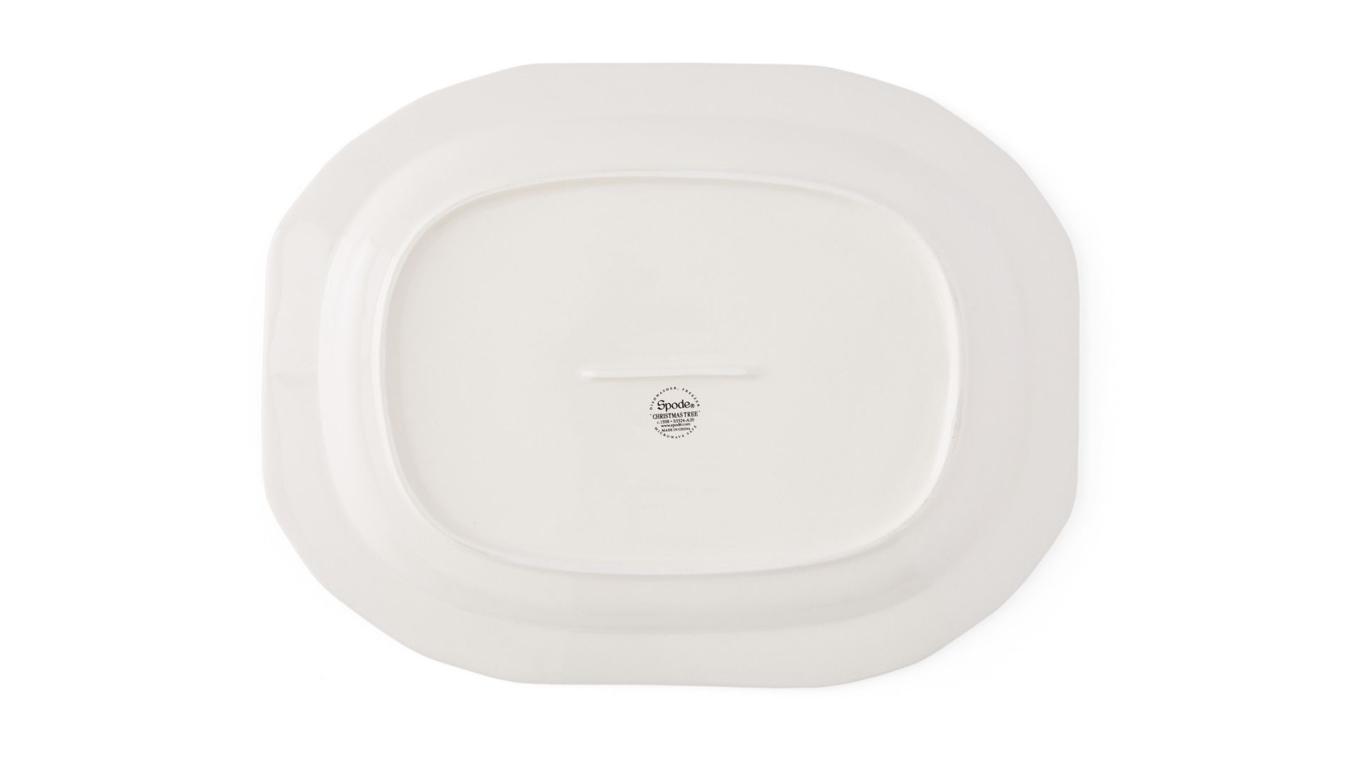 Блюдо овальное Spode Christmas Tree Sculpted Oval Platter XT5198-X