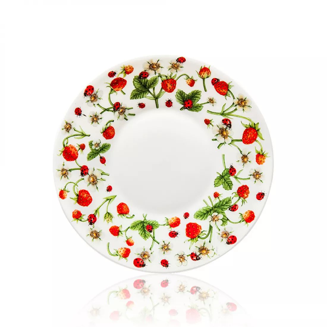 Чашка чайная с блюдцем Dunoon Islay Strawberries 78630081