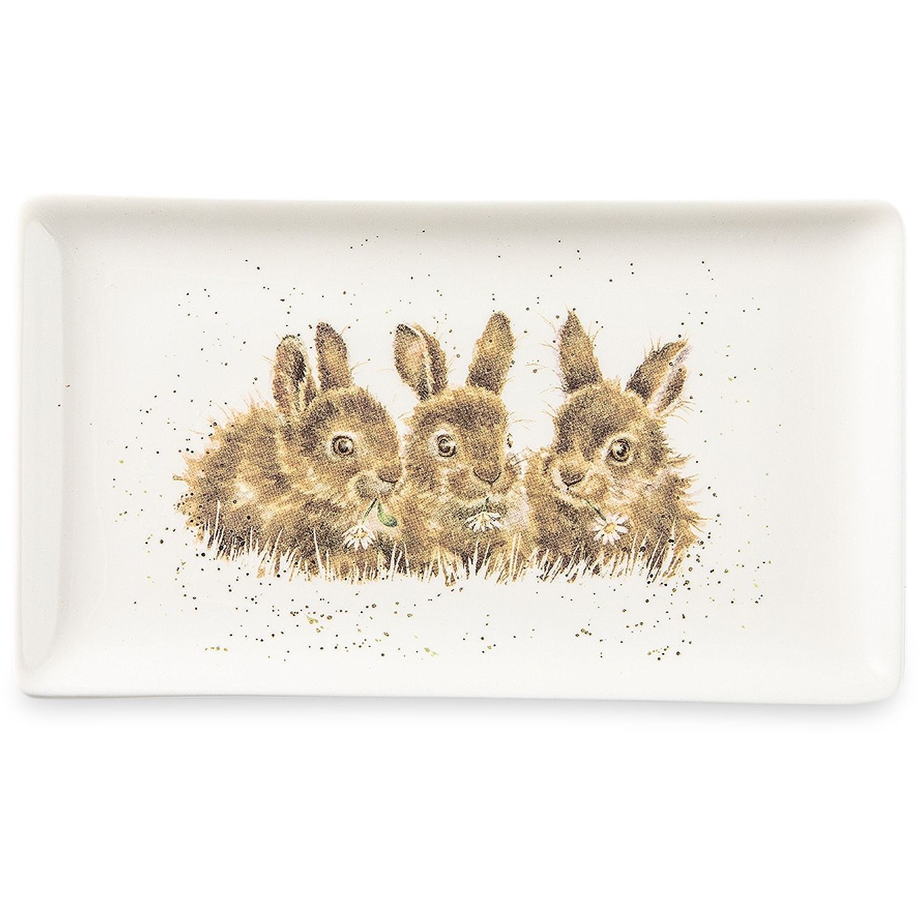 Блюдо сервировочное Royal Worcester Wrendale Designs Baby Rabbits WNRY4352-XL