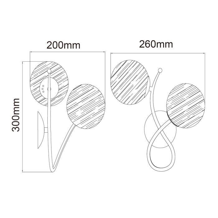 Бра MW-Light Olivia Wall Lamp 306023502