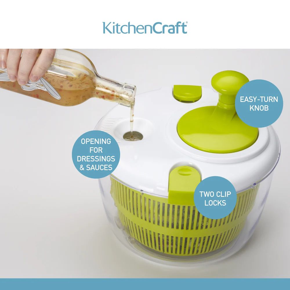 Сушилка для салата KitchenCraft Salad Spinner KCSALSPIN