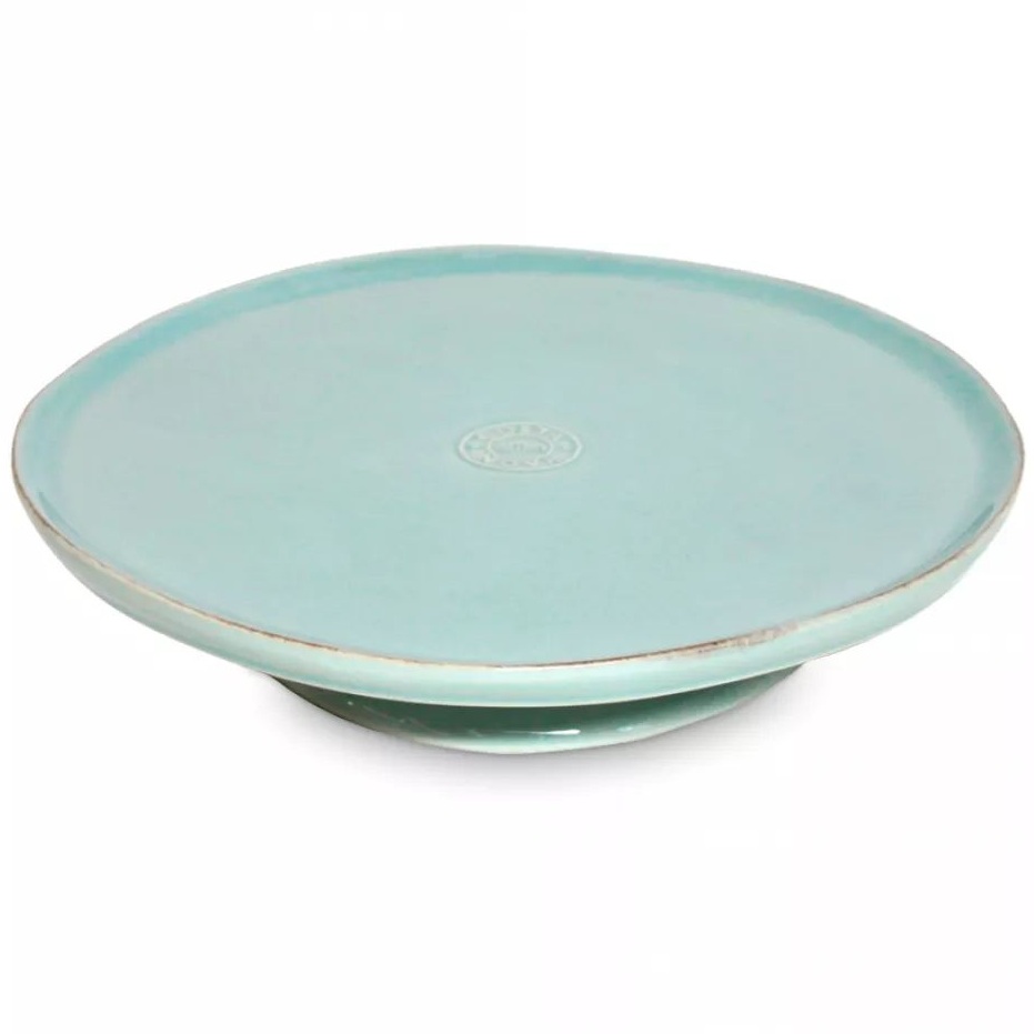 Блюдо для торта Costa Nova Nova Footed Plate NOP262-TRQ