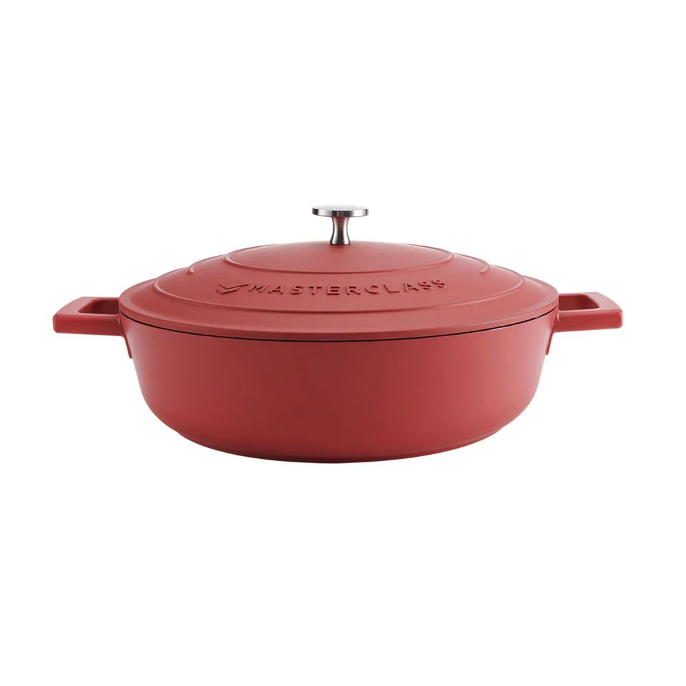 Сотейник KitchenCraft MasterClass Red Shallow Casserole Dish MCMSCRD28RED