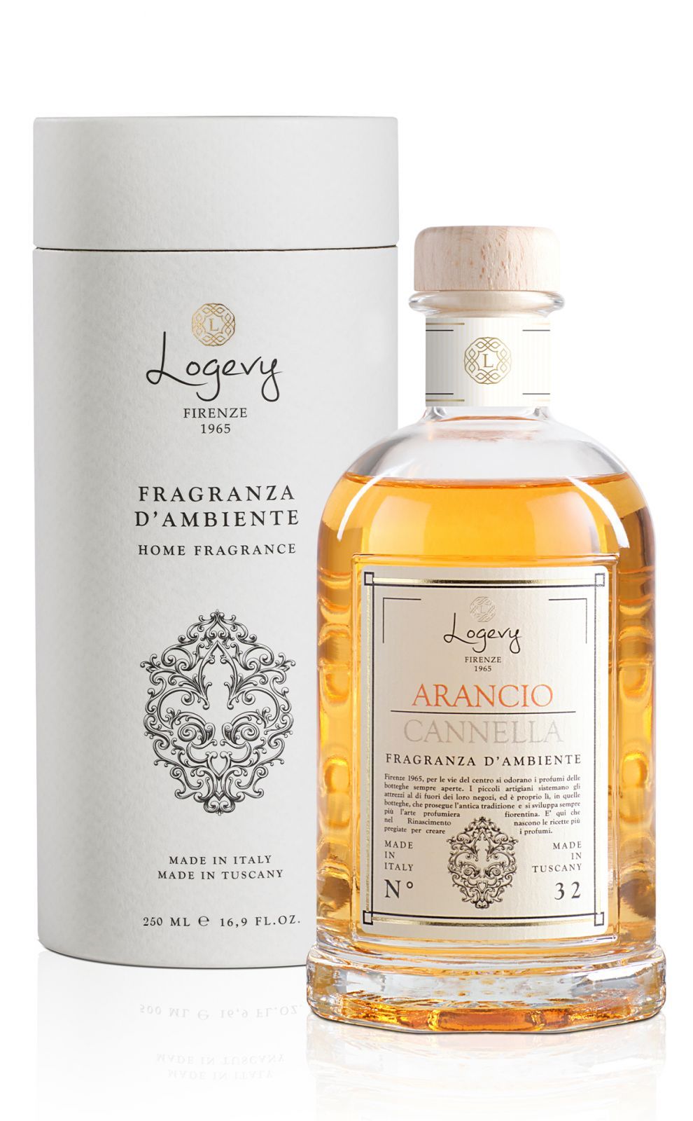 Ароматический диффузор Logevy Firenze 1965 Arancio Cannella Fragranza d'Ambiente LOG0166