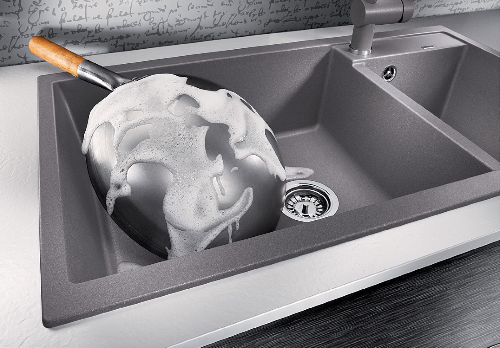 Кухонная мойка Blanco Metra 9 Silgranit Black 525936