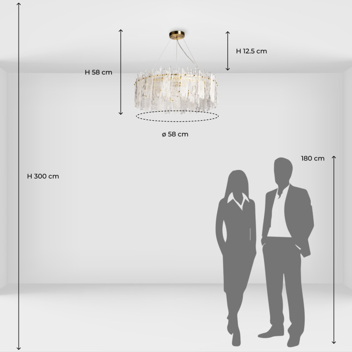 Подвесная люстра De City Armand Hanging Chandelier 462010906