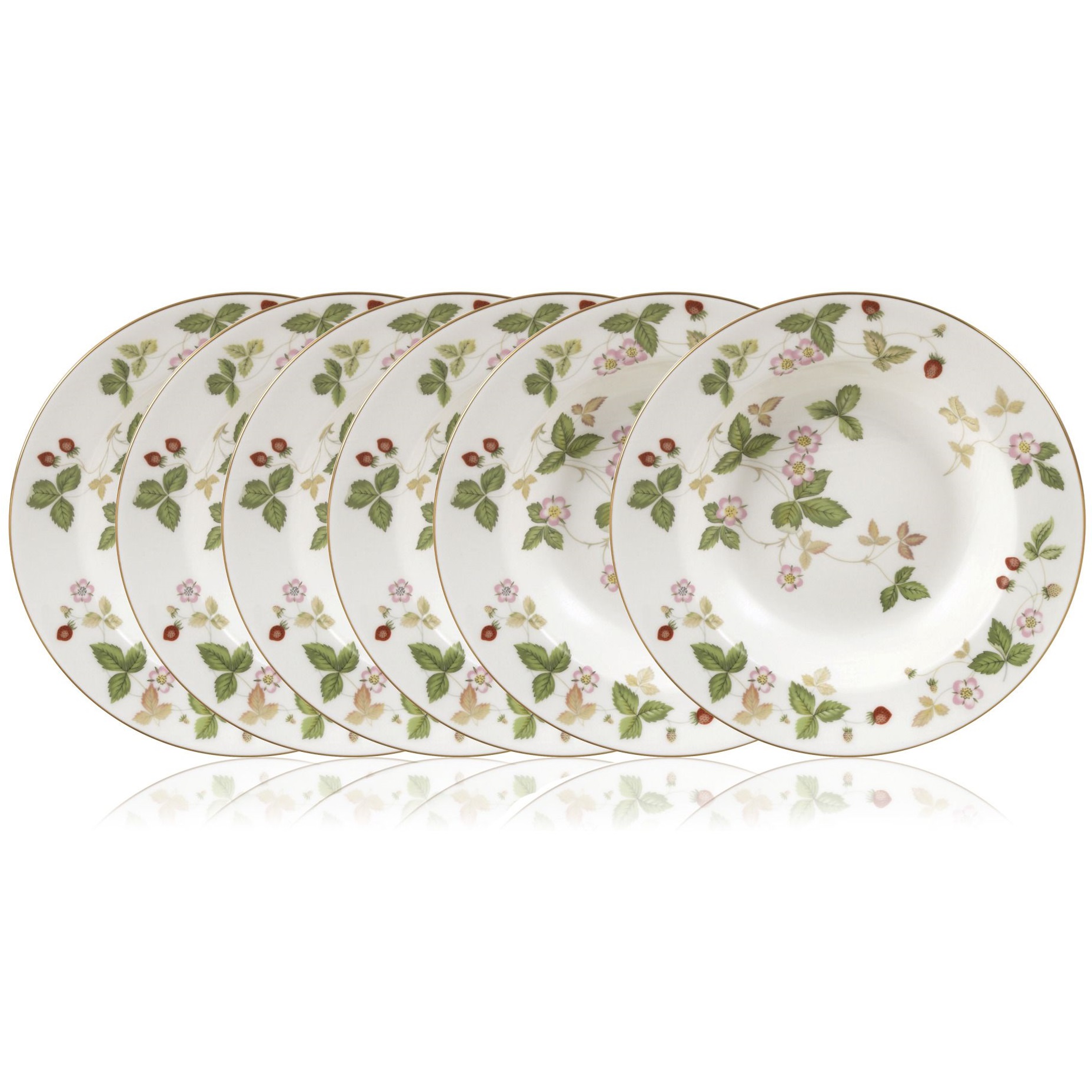 Набор суповых тарелок Wedgwood Wild Strawberry Soup Bowl 50105501013-6