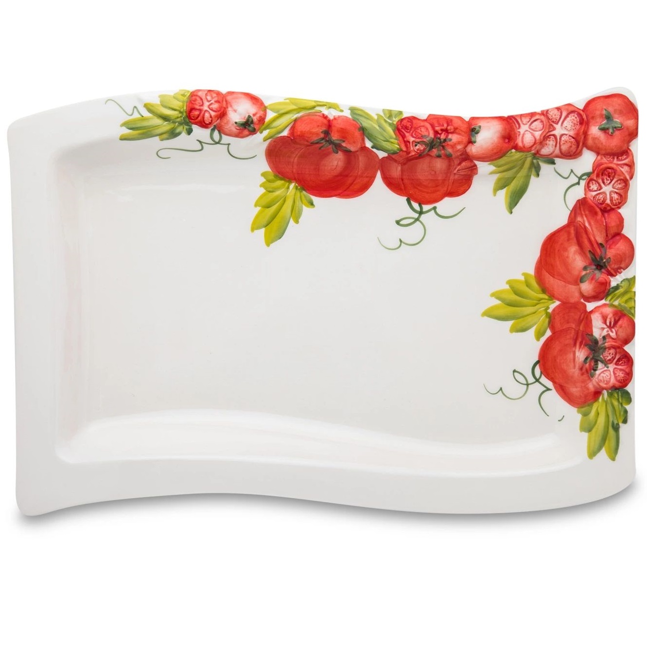 Блюдо прямоугольное Edelweiss Tomato Medium Rectangular Platter EDW-8009T