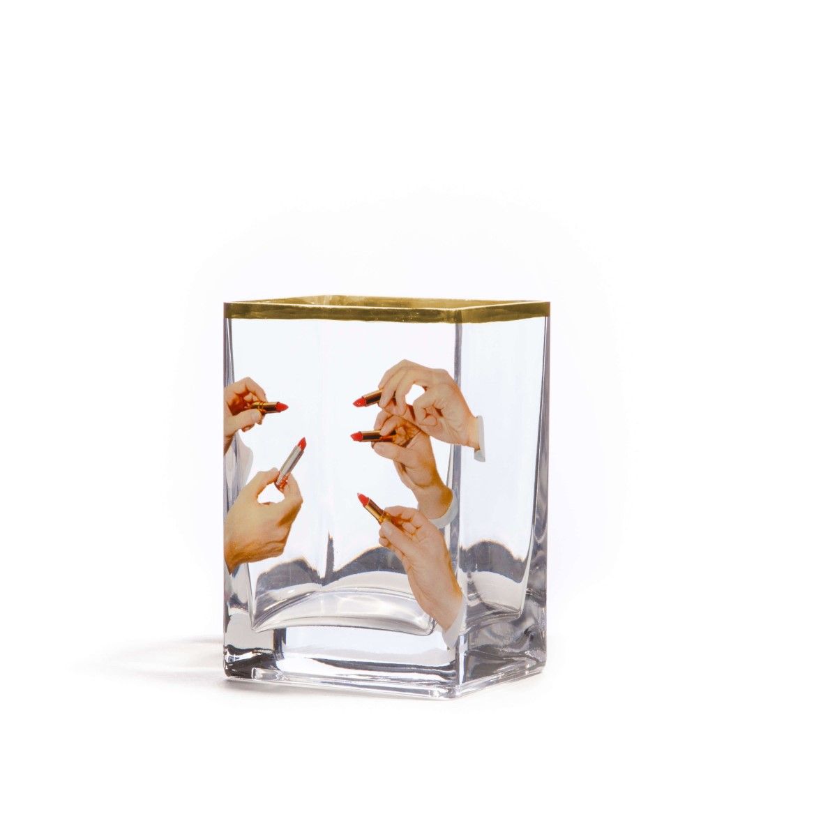 Ваза Seletti Glass Vase Lipsticks 14123