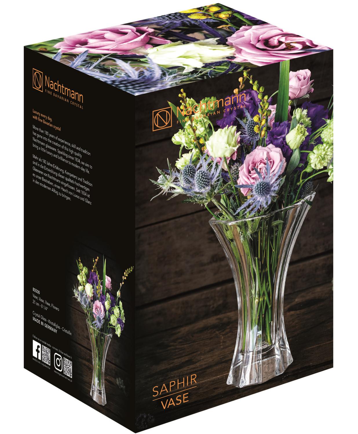 Ваза Nachtmann Saphir Vase 80500