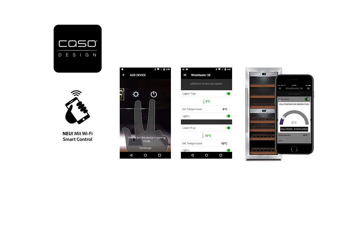 Винный шкаф Caso WineComfort 660 Smart