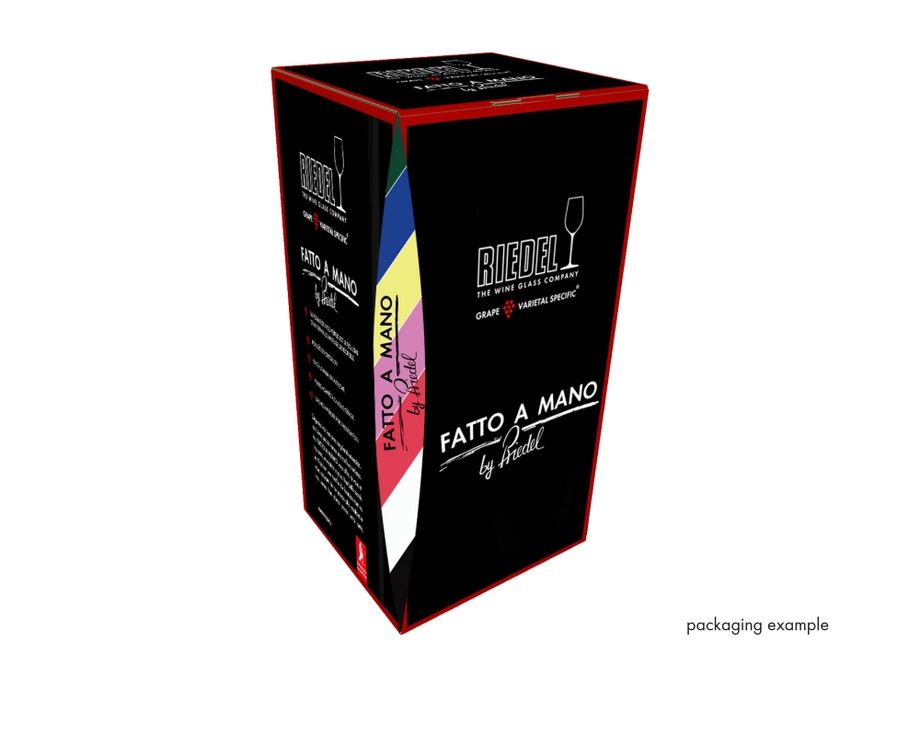 Бокал для красного вина RIEDEL Fatto A Mano Syrah White Single Pack 4900/41W