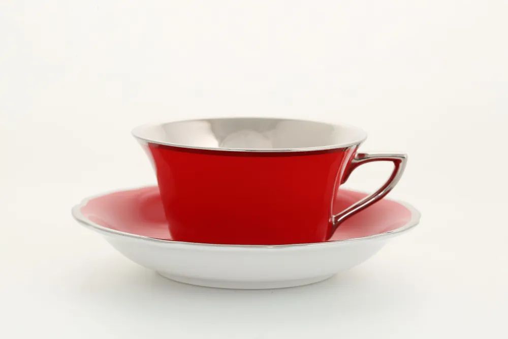 Чашка с блюдцем Leander Windsor Platinová Odnož 13120424-282C