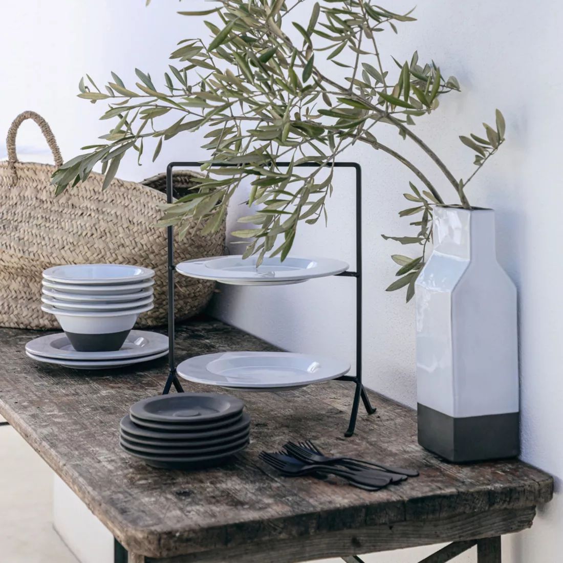 Ваза Costa Nova Plano Vase 1POV301-WHI