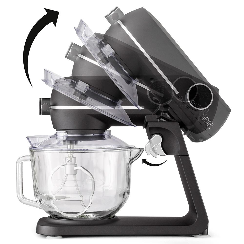 Миксер планетарный Caso KM 1800 Black-G