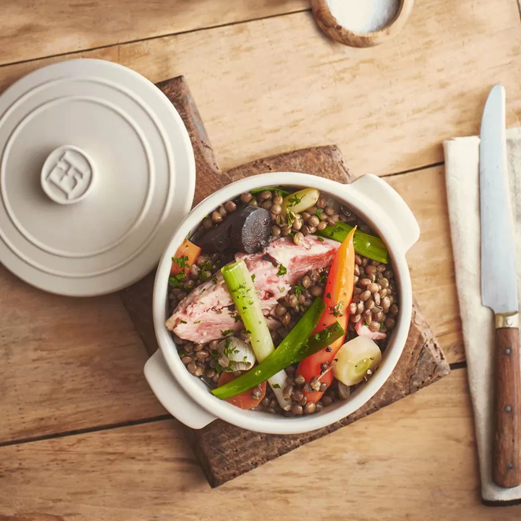 Кокотница Emile Henry Mini Cocotte Solo Opale EH098407