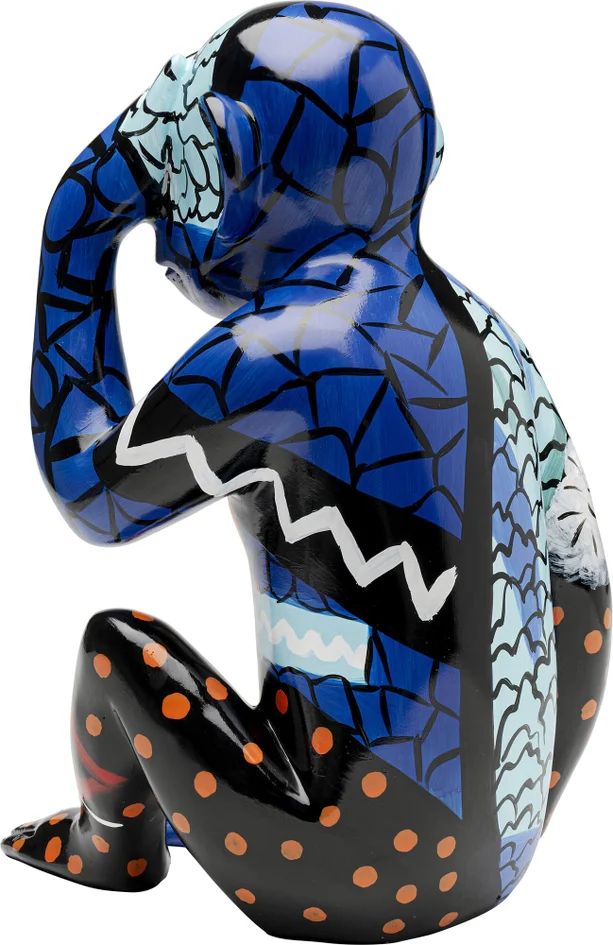 Фигурка KARE Deko Figur Graffiti Monkey Blau 56827