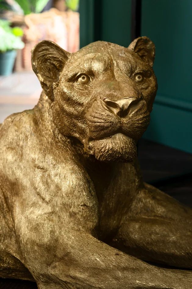Фигурка KARE Deko Figur Lion Gold 51727