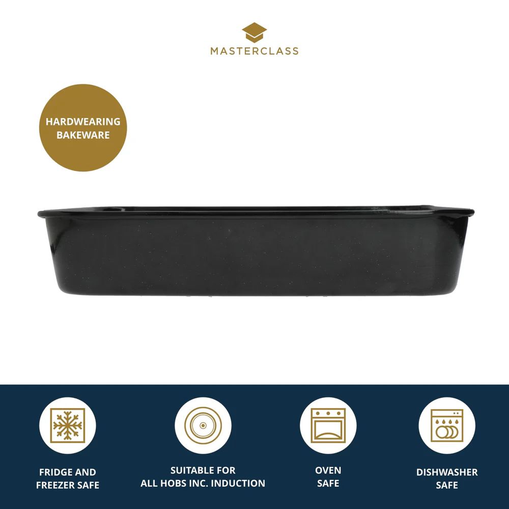 Форма для запекания KitchenCraft MasterClass Vitreous Enamel Roasting Pan MCVITHB1