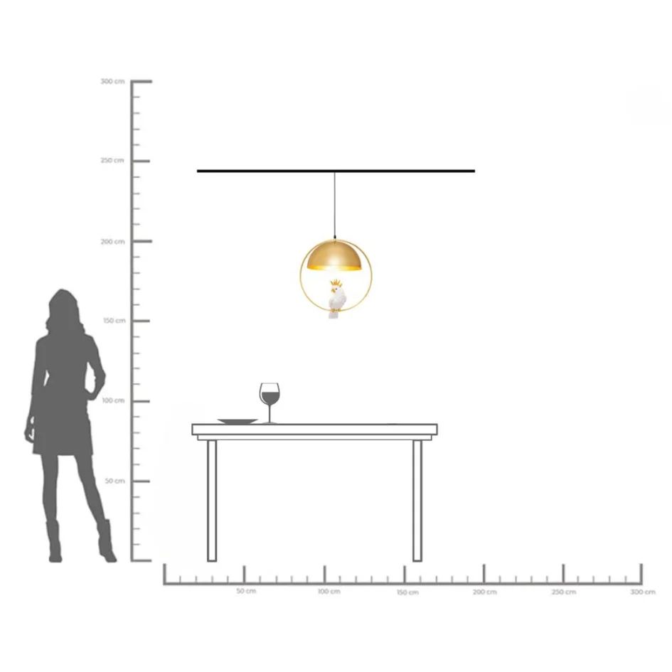 Подвесной светильник KARE Hängeleuchte Animal Cockatoo 51927