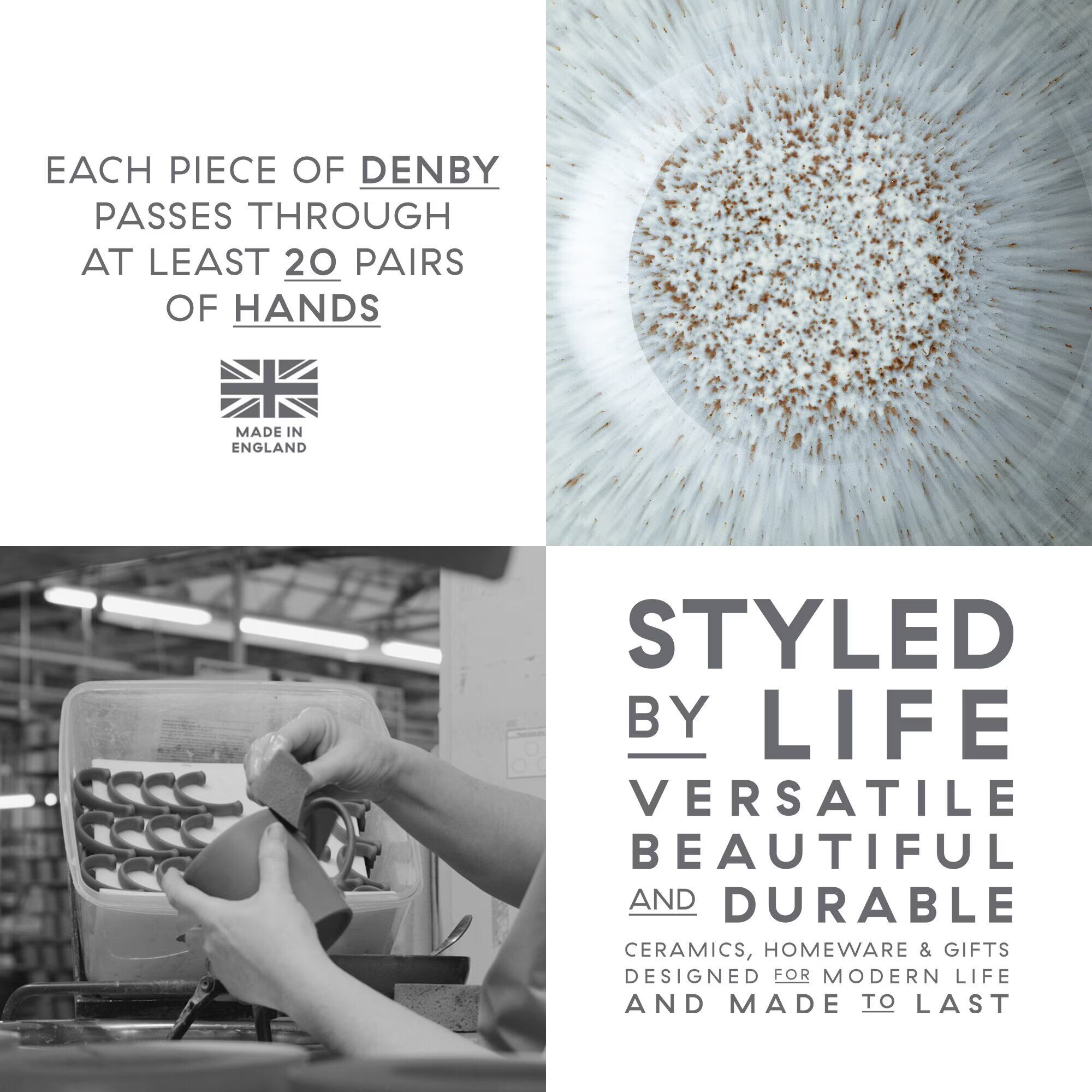 Кружка Denby Halo Speckle Mug 199010111