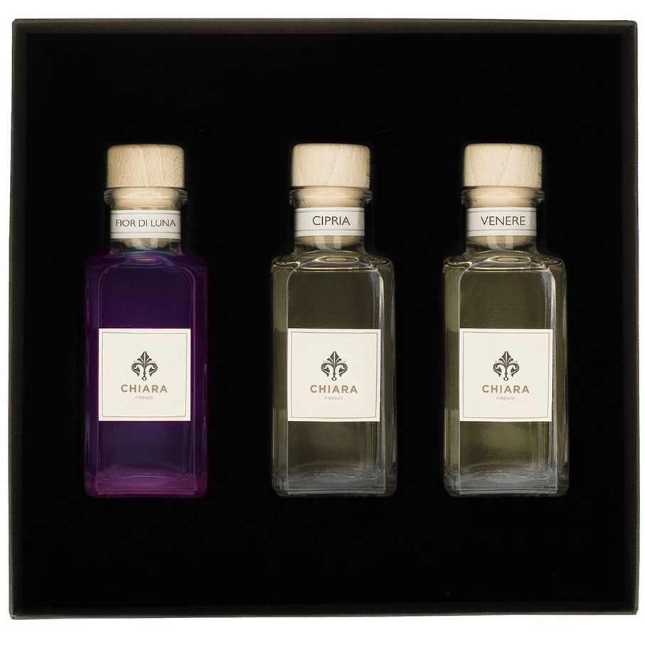 Подарочный арома-набор Chiara Firenze Fior di Luna / Cipria / Venere Gift Set 3X100/LUNANEW