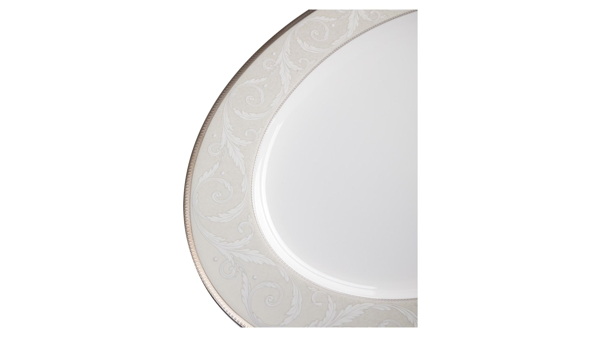 Блюдо овальное Narumi Nocturne Platinum NAR-50685-1220