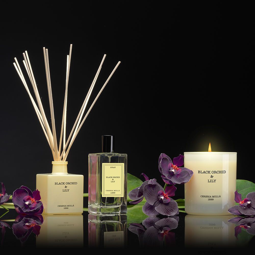 Подарочный арома-набор Cerería Mollá 1899 Black Orchid & Lily Gift Set SET3C-BOL