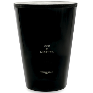 Ароматическая свеча Cerería Mollá 1899 Boutique Oud & Leather Scented Candle 5019