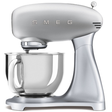 Миксер планетарный Smeg Impastatrice 50's Style Argenteo SMF02SVEU