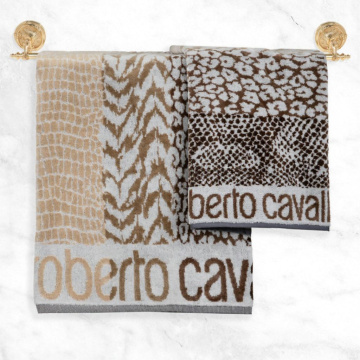 Набор полотенец Roberto Cavalli Skin Cotone Set di asciugamani Marrone RCV/441154