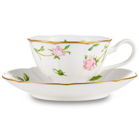 Чашка чайная с блюдцем Narumi Blooming Rose NAR-51220-2541/1128