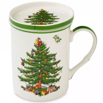 Кружка с подставкой Spode Christmas Tree Mug & Coaster Set (арт. XTBD8573-XG)