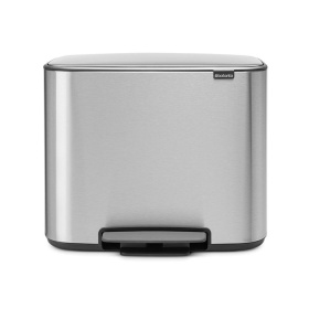 Ведро для мусора Brabantia Bo Pedal Bin Matt Steel Fingerprint Proof 121487